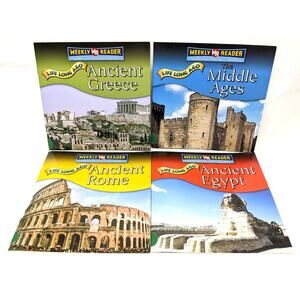 Weekly Reader LIFE LONG AGO Lot of 4 Children's Books Early Learning Library